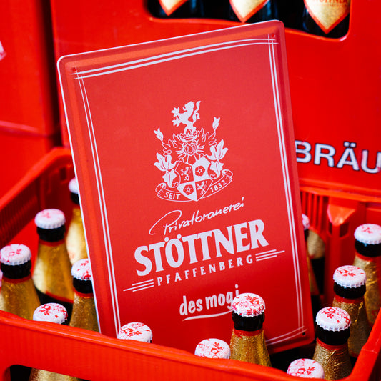 Stöttner Blechschild "rot"