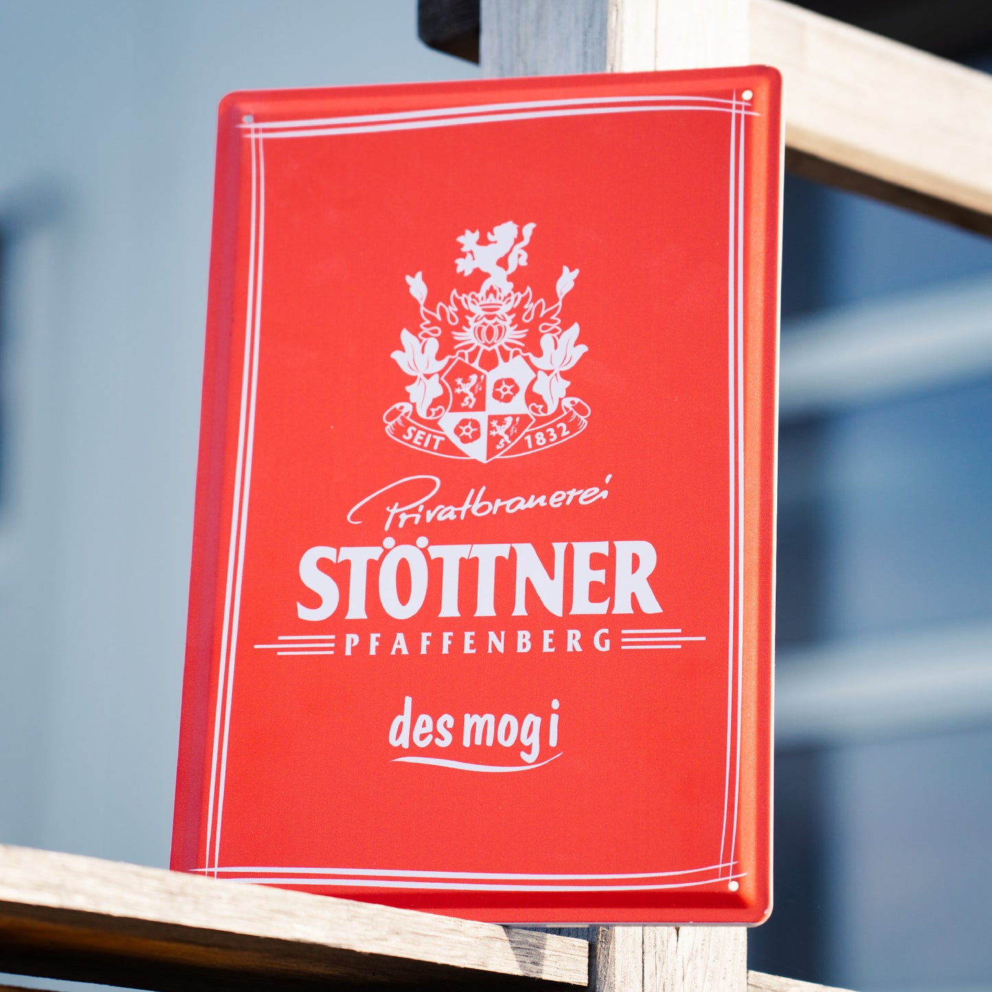 Stöttner Blechschild "rot"